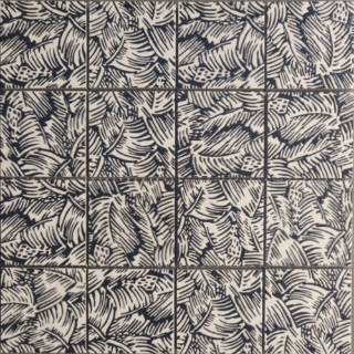 Picture of Bati Orient - Palm Tree Ceramic Black & White