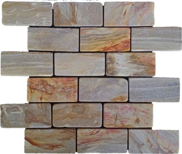 Picture of Bati Orient - Fossil Wood Mosaic Brick