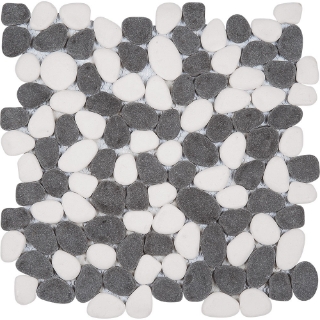Picture of Bati Orient - Pebbles Reconstituted Round Black White