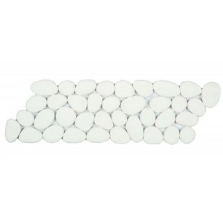 Picture of Bati Orient - Pebbles Reconstituted Round Border White