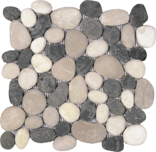 Picture of Bati Orient - Pebbles Rectified Matte White/Black/Beige