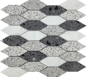 Picture of Bati Orient - Terrazzo Mosaics Long Hexagon Mix