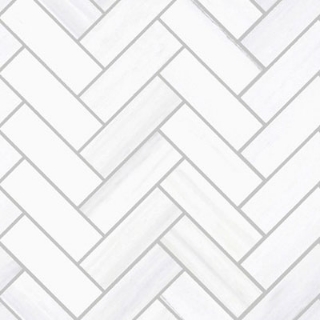 Picture of SantAgostino - Themar Mosaic Herringbone Blanco Lasa
