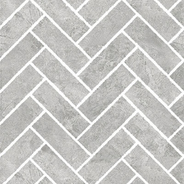 Picture of SantAgostino - Themar Mosaic Herringbone Grigio Savola
