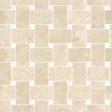 Picture of SantAgostino - Themar Mosaic Weave Crema Marfil