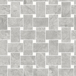 Picture of SantAgostino - Themar Mosaic Weave Grigio Savola