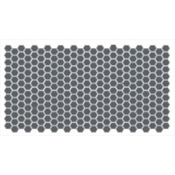Picture of American Olean - Unglazed ColorBody Mosaic Hexagon 1 x 1 Charcoal