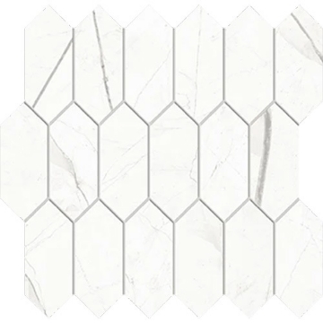 Picture of Atlas Concorde - Beyond Calacatta Picket Mosaic Classic White