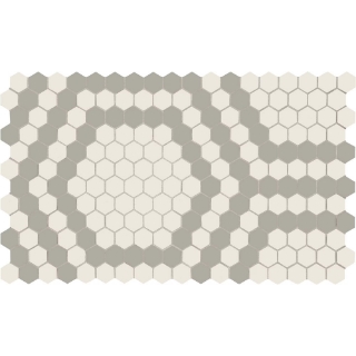 Picture of American Olean - Unglazed ColorBody Mosaic Hexagon Patterns Honeycomb Light