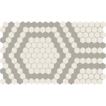 Picture of American Olean - Unglazed ColorBody Mosaic Hexagon Patterns Honeycomb Light