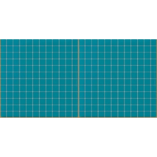 Picture of American Olean - Unglazed ColorBody Mosaic 1 x 1 Peacock Blue