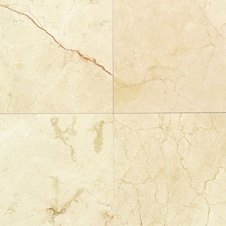 Picture of American Olean - Stone Source Marble and Onyx 18 x 18 Polished Crema Marfil Classico