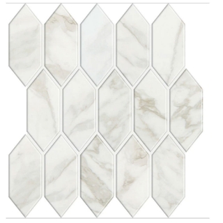 Picture of Marazzi - Marble Obsession Mosaic Picket Arabescato