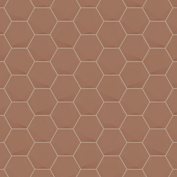 Picture of Shaw Floors - Tetra 3D Hex Terracotta