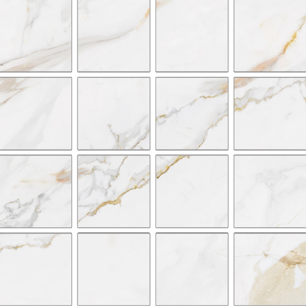 Picture of Ecoceramic - Marshall Mosaic 3 x 3 Gold