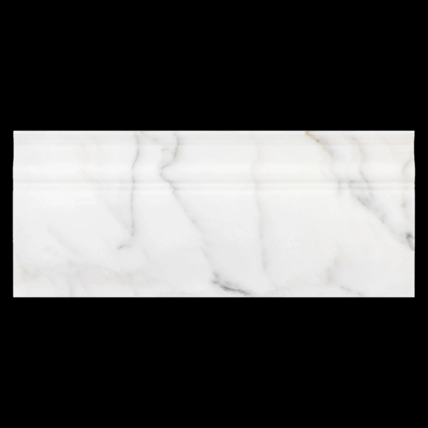 Picture of Elon Tile & Stone - Base Moldings Calacatta Gold Honed