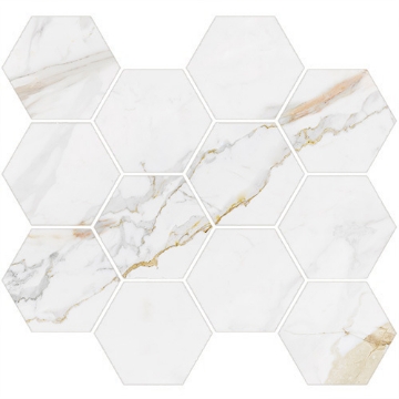 Picture of Ecoceramic - Marshall Mosaic Hexagon Gold