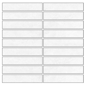 Picture of Ecoceramic - Babilon Mosaic 1 x 6 Artic