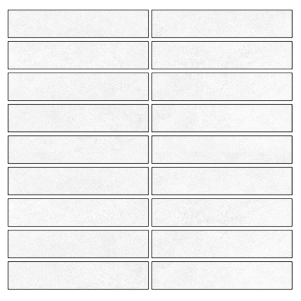 Picture of Ecoceramic - Babilon Mosaic 1 x 6 Artic