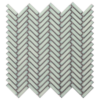 Picture of SOHO Studio Corp - Motek Herringbone Mosaic Polished Mint Green