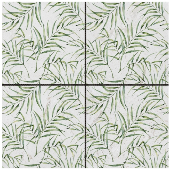 Picture of Bati Orient - Marble Palm Leaf Green