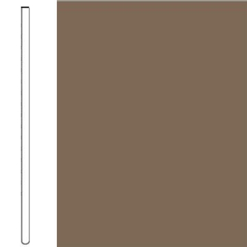 Picture of Flexco - Wall Base Straight 1/8 6 Milk Chocolate