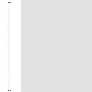 Picture of Flexco - Wall Base Straight .080 4 True White