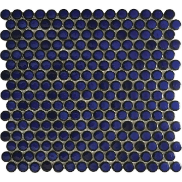 Picture of Tesoro - Penny Round Mosaic Cobalt Blue