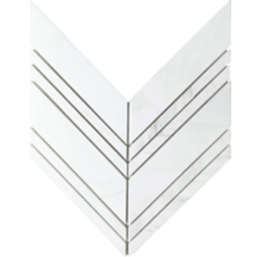 Picture of Tesoro - Metropolitan Stone Chevron Mosaic White Dolomite
