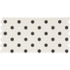 Picture of Daltile - Keystones Blends Hexagon White with Black Dots 1 x 1 Arctic White with Black Dots
