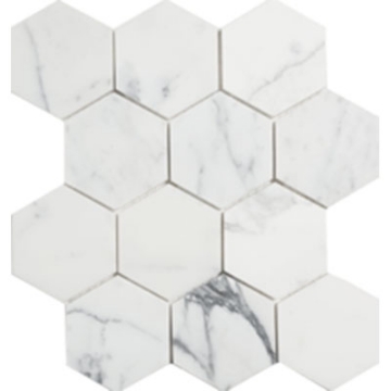 Picture of Tesoro - Metropolitan Stone Hexagon Mosaic Calacatta Gold