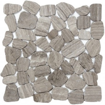 Picture of Emser Tile - Cultura Marble Pebble Mosaic Taupe