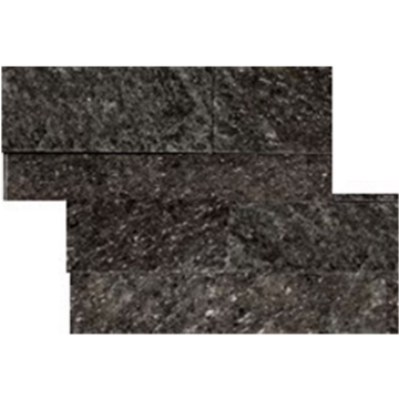 Picture of Emser Tile - Slate, Quartzite and Sandstone Stacked Corner Set Black Quartzite
