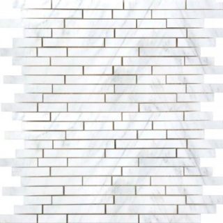 Picture of Emser Tile - Marble Linear Mosaic Winter Frost