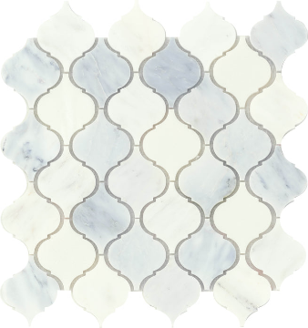 Picture of Emser Tile - Marble Lantern Mosaic Winter Frost