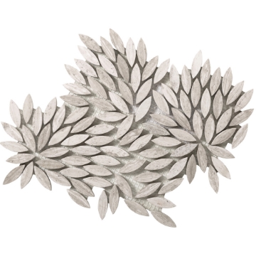 Picture of Emser Tile - Metro Leaf Mosaic Cream