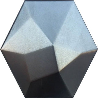 Picture of Emser Tile - Code Hexagon High Metallic Hex High