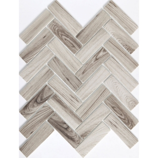 Picture of Emser Tile - Echo Herringbone Gray