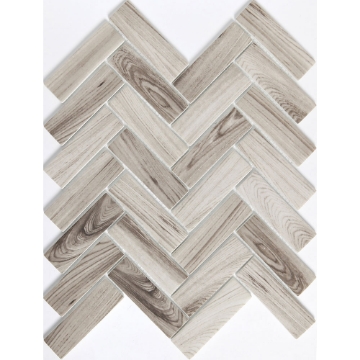 Picture of Emser Tile - Echo Herringbone Gray