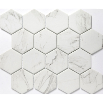 Picture of Emser Tile - Echo Hexagon 3 Calacata