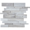 Picture of Tesoro - Pietra Antica Select Polished Travertine Random Linear Mosaic Skyline