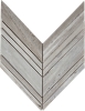 Picture of Tesoro - Pietra Antica Select Polished Travertine Chevron Mosaic Skyline
