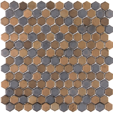 Picture of Emser Tile - Confetti II Hexagon Metal Blend