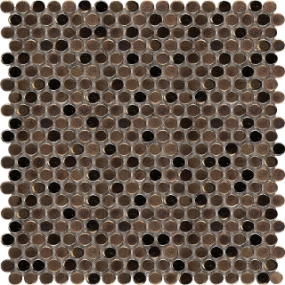 Picture of Emser Tile - Confetti II Penny Round Bronze