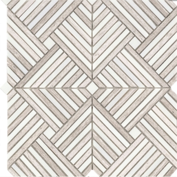Show details for Emser Tile - Alluro Mosaic Mini Palace Cream Picture of Emser Tile - Alluro Mosaic Mini Palace Cream