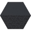 Picture of Emser Tile - Rhythm Black Pattern