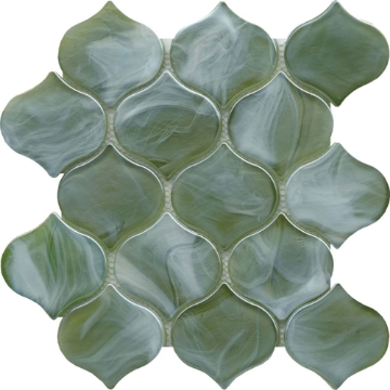 Picture of Emser Tile - Splash Arabesque Moss