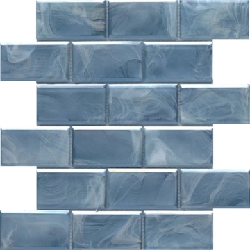 Picture of Emser Tile - Splash Offset Beveled Blue