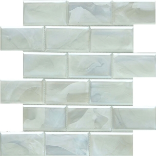 Picture of Emser Tile - Splash Offset Beveled White