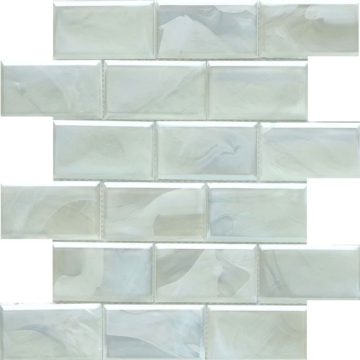 Picture of Emser Tile - Splash Offset Beveled White
